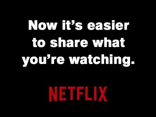 Netflix users can now Instagram their viewing information