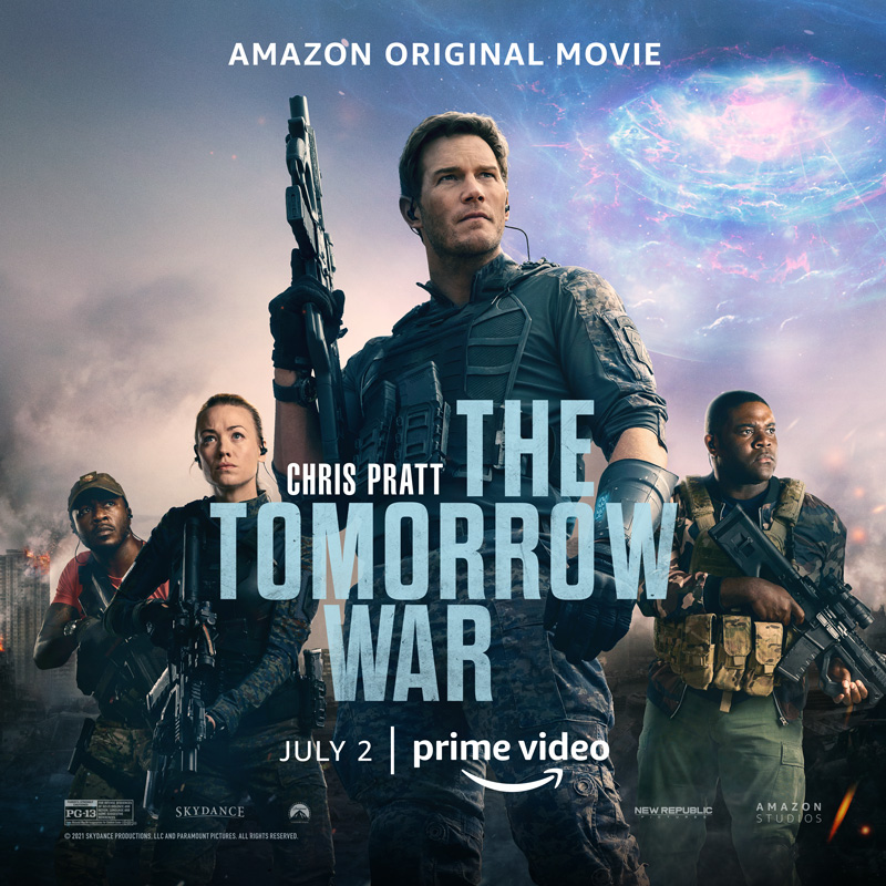 AMAZON PRIME VIDEO UNVEILS A MIND BLOWING TRAILER OF CHRIS PRATT STARRER UPCOMING ENGLISH FILM – THE TOMORROW WAR